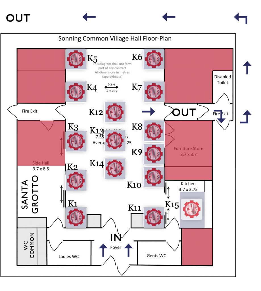 Event floor plan 2023